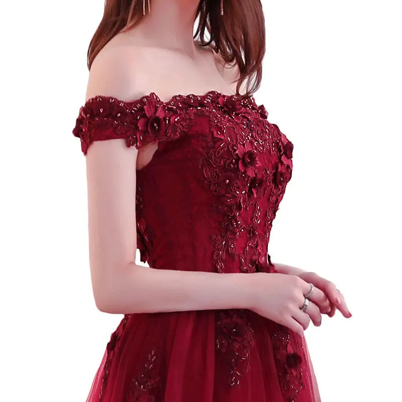 FADISTEE, Новое поступление, элегантное вечернее платье, вечерние платья, Vestido de Festa, кружевное платье, расшитое бисером, с аппликацией, на шнуровке, платье для выпускного вечера
