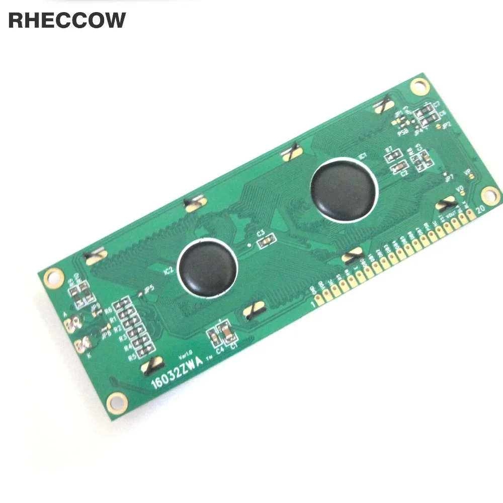 RHECCOW 5v 16032 160*32dots Графический модуль ЖКД Синий Подсветка белый символ размер 122*44|lcd