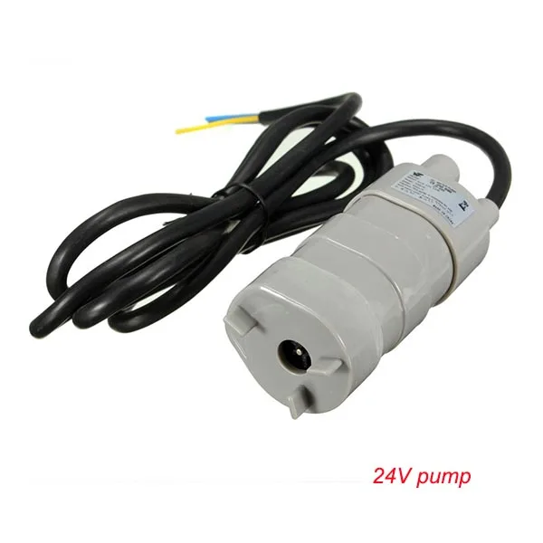 24V pump 12 V-24 V DC водяной насос на солнечных батареях аквариум три провода погружной Электрический мини-насос - Цвет: 24V pump