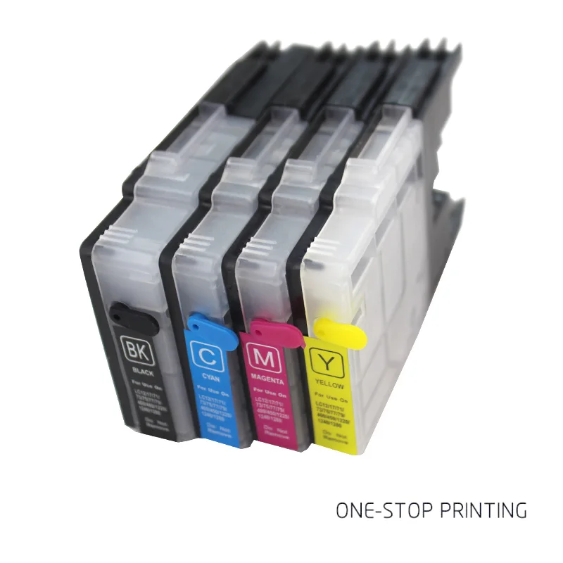 

4PK LC1240/LC1280/LC75/LC73/LC77/ LC79/LC12/LC17/LC450/LC400 Empty Refillable Ink Cartridges for Brother MFC-J6910CDW/J6710CDW