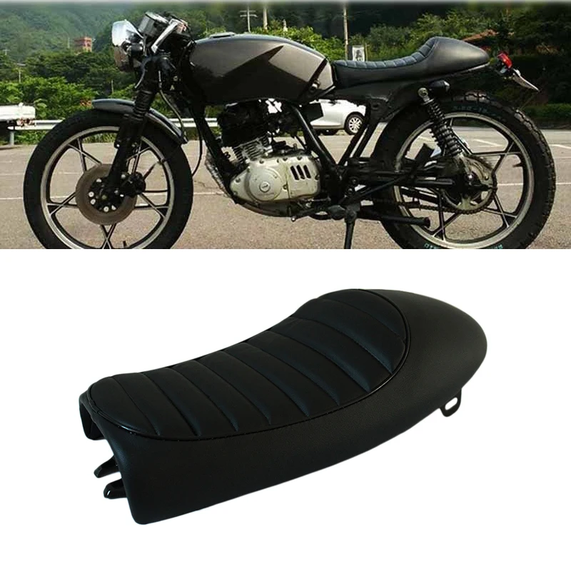 Мотоциклетное седло для Кафе Racer винтажное Hump плоское в стиле ретро GN CB350 CB400 CB500