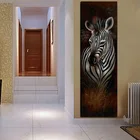 HD Печать абстрактная черно-белая зебра картина маслом на холсте Современная Настенная картина с животными для гостиной Куадрос