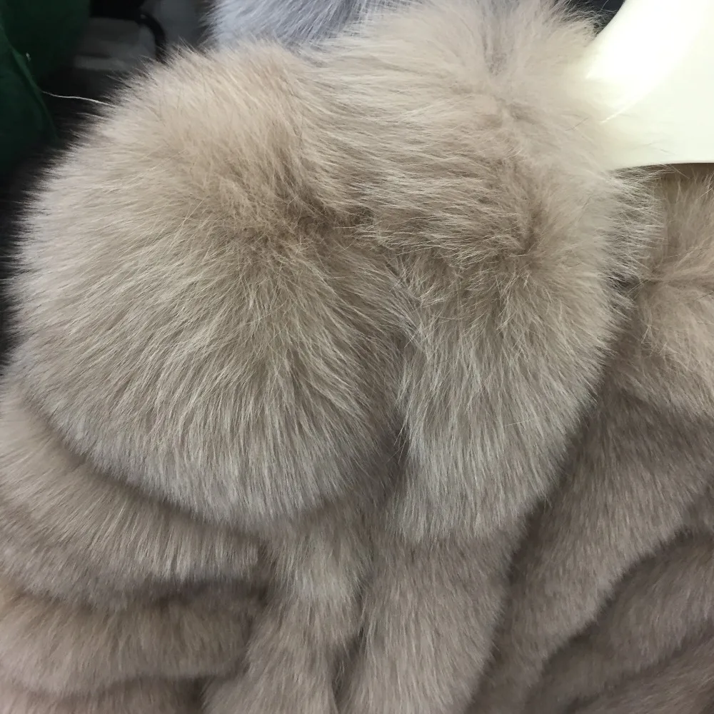 Женская шуба из натурального Лисьего меха SQXR|fur real|real fox furreal fur coat |