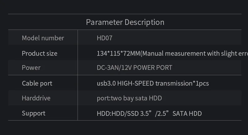Алюминиевый жесткий диск Внешний чехол 6 ТБ hdd box 2,5/3,5 USB 3,0 hdd док-станция sata к usb hdd док-станция 2,5 hdd Чехол