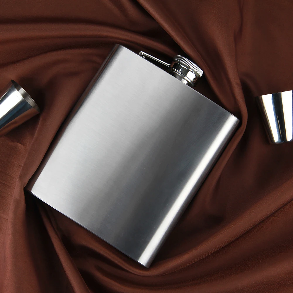 Портативная карманная фляжка из нержавеющей стали объемом 6/18 унций винная