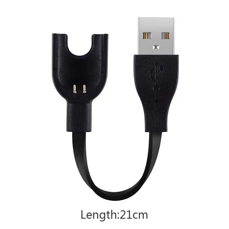 21 см OD2.8 TPE USB Дата-Колыбель Док-станция Smartwatch кабель быстрой зарядки провод для Xiaomi Mi Band 3 Смарт-аксессуары браслет зарядное устройство