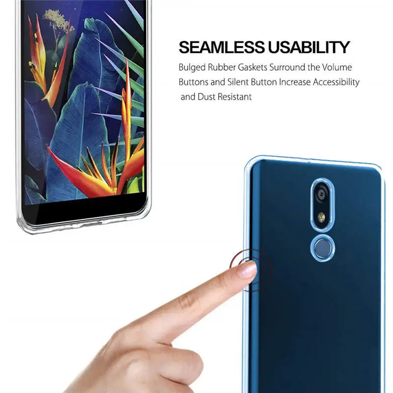 Мягкий чехол для LG K40 X4 2019 силиконовый прозрачный из ТПУ телефона K 40 LGK40 X420EM LM 5 7