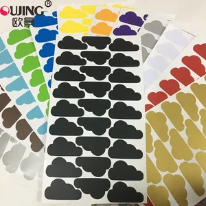 3,5*7 см * 27 шт., Мультяшные наклейки на стену в форме облаков для детской комнаты, окна, стеклянные обои, домашний декор, художественная роспись, виниловые наклейки на стену