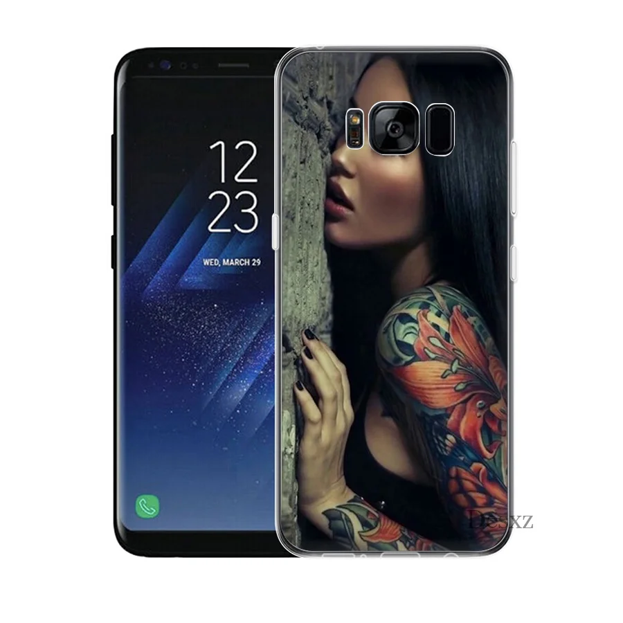 Desxz сексуальная девушка с татуировкой чехол для телефона Samsung GALAXY J3 J1 J2 J5 J6 J7 Prime