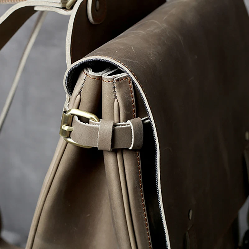 AETOO Ретро голова воловья кожа рюкзак кожаная сумка на плечо мужская и женская