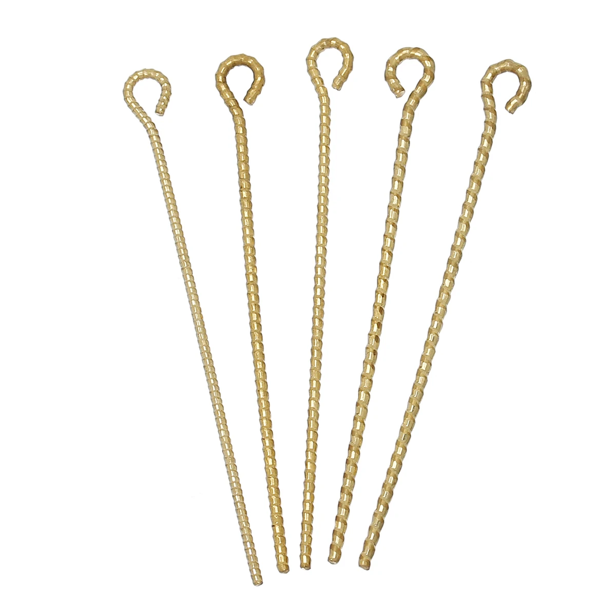 DoreenBeads медные шпильки для глаз латунный тон 6 см (2 3/8 &quot) длинный 1 5 мм (манометр) 2