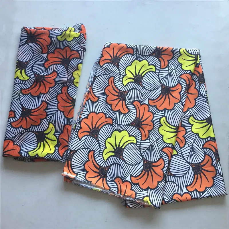 BlackWin африканская ИМИТИРОВАННАЯ шелковая ткань цифровой Королевский синий 4 ярд