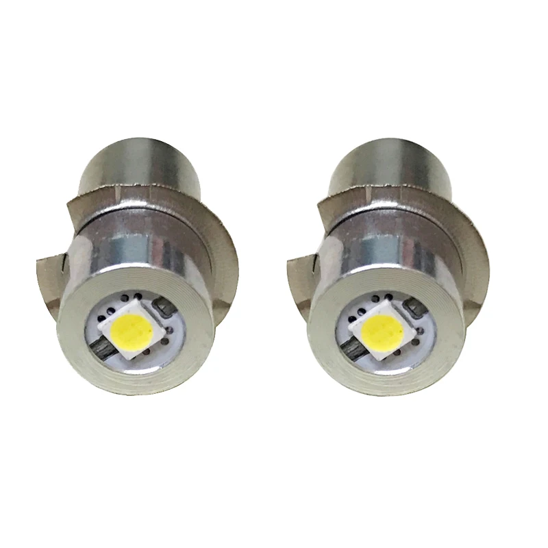 Комплект из 2 предметов, новинка, 1 Вт P13.5S 3V 4,5 V 6V 7V 9V 12V 15V светодиодный вспышка светильник Фонарь лампы Рабочий светильник замена лампы светодиодный вспышка светильник лампа светильник