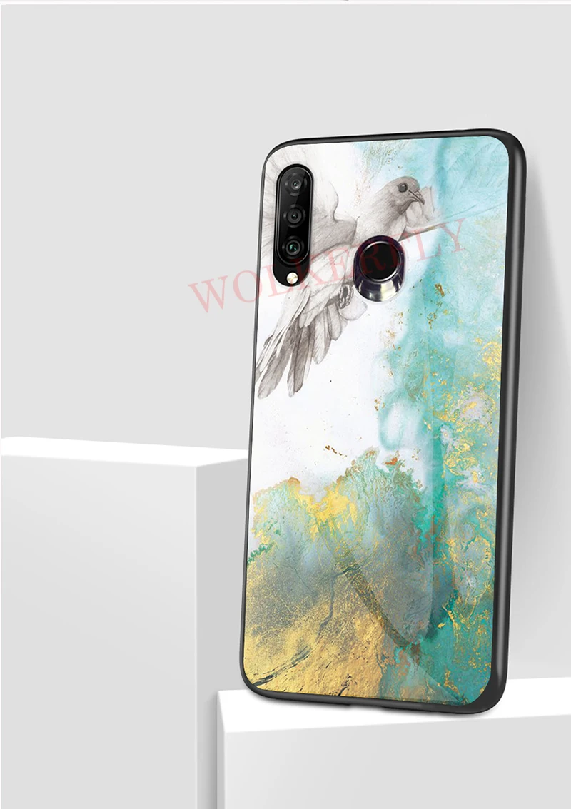 Для huawei P30 Lite чехол Роскошный мраморный узор гладкое закаленное стекло задняя крышка для huawei P30 Pro P 30 чехол для телефона Coque Fundas