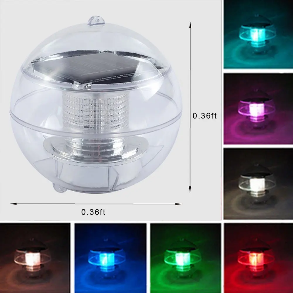 RGB Водонепроницаемый Плавающий глобус светильник отлично подходит для ночной