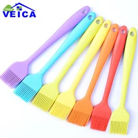 1pcs 6 color silicone pastry brush cookware bakeware baking cooking basting roasting 210mm excellent quality