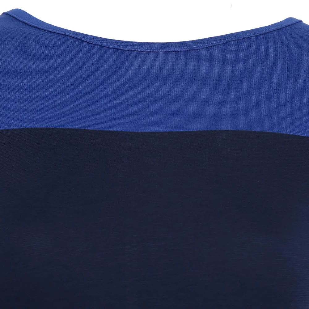 Новые модные благородные Женские Двухцветные платья-карандаш с круглым вырезом