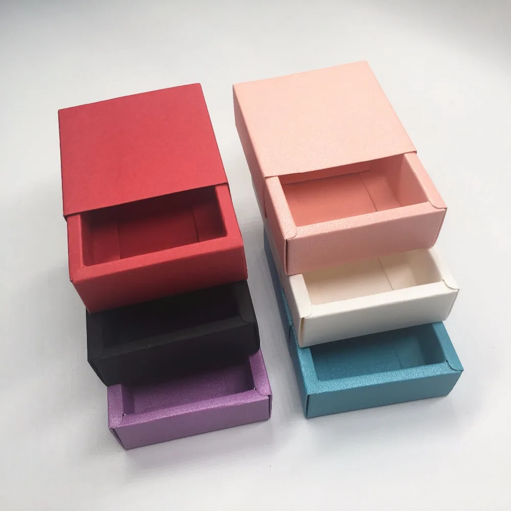 50 шт./лот снаружи 6 2x6 2x2 3 см ящики из крафт-бумаги коробки упаковочная коробка