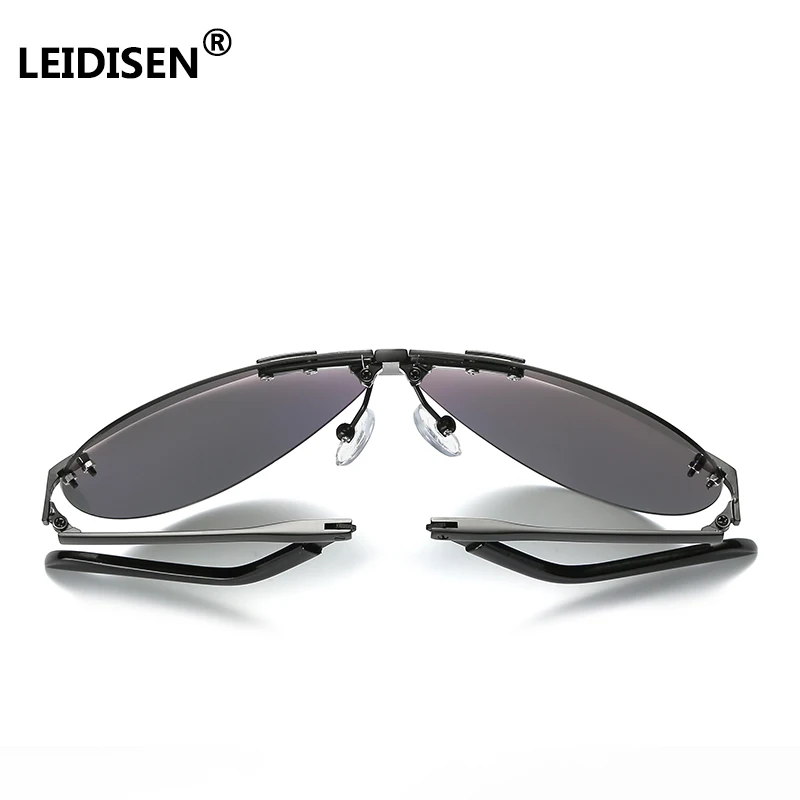 LEIDISEN брендовые портативные складные солнцезащитные очки поляризационные