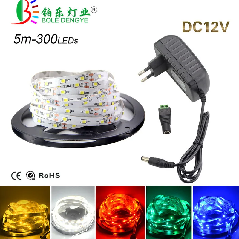 5 м/рулон 2835 SMD Светодиодная лента 60Led/M гибкая светодиодная Fita неоновая полоса
