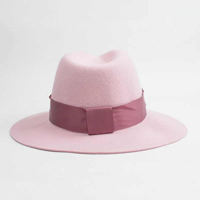 Женская розовая шерстяная шляпа feodra зимняя женская с надписью M ярко для женщин