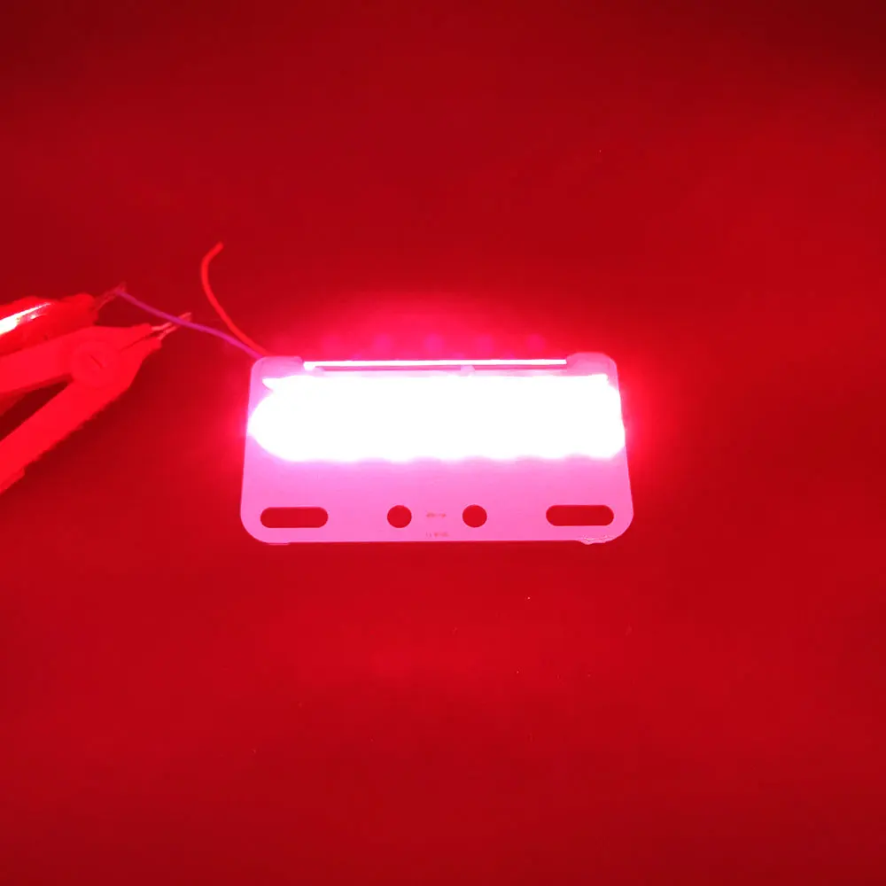 2pcs Red 2 шт. DC24V светодиодный COB светильник для грузовика бортовой светильник Предупреждение Строб Декор Светильник s 24V COB синий красный, белый с открытыми пальцами; цвета оранжевый, зеленый, Цвета б/у лампы - Испускаемый цвет: 2pcs Red