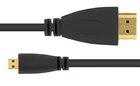 Кабель MICRO HDMIHDMI, 50 см, 1 м, 1,5 м, 2 м, 3 м, 5 м, с позолотой, для сотовых телефонов, 2 м, для win8, 4k x 2k, 3D, PS3, XBOX con