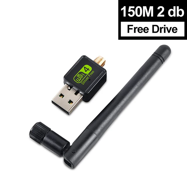 2 db Free Diver USB Wifi адаптер Wi fi USB Ethernet mt7601 Wifi ключ Antena Wi-fi USB адаптер Сетевая карта 2,4G Wifi приемник PC USB Lan - Цвет: 2 db Free Diver