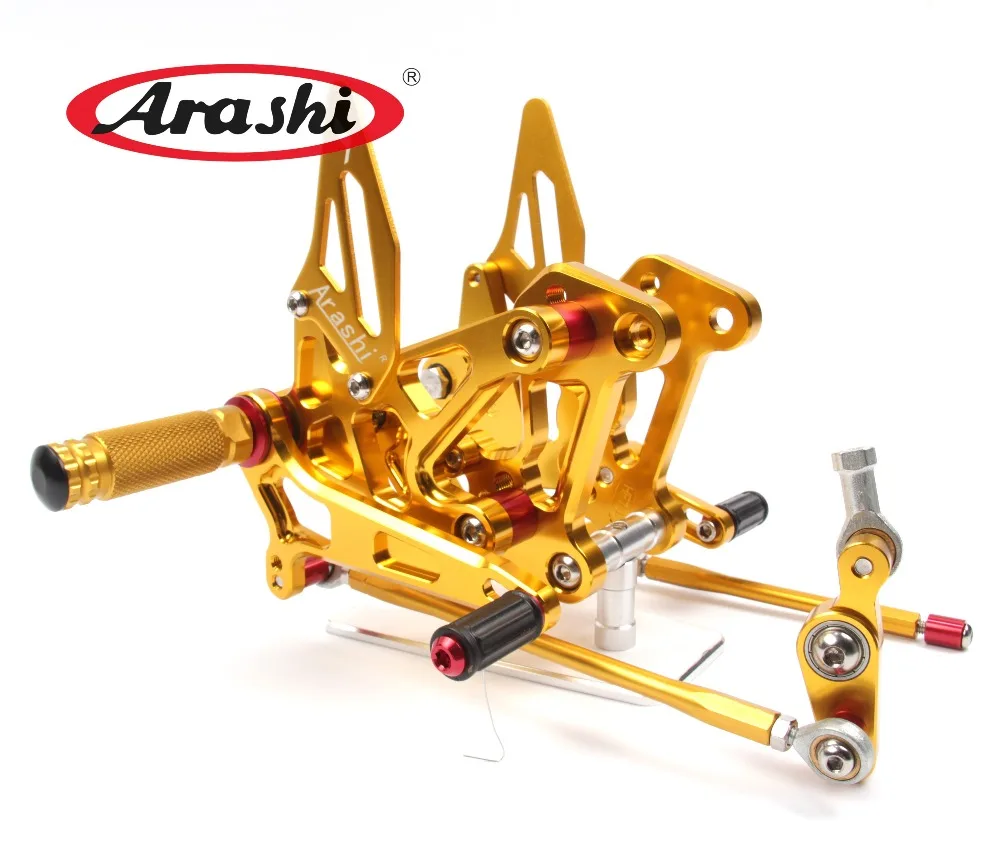 Arashi Rider Rearset регулируемые Подножки для MV AGUSTA Brutale 675 800 ДРАГСТЕР 2012-2015 2013 2014 Алюминий