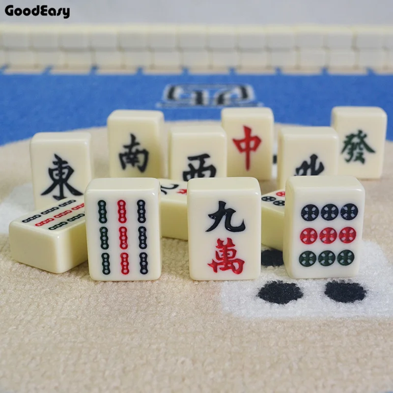 Лидер продаж 30 мм путешествий Набор для игры в маджонг с Сумки холсты домашних