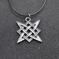 nostalgia slavic pendants jewelry making star of russia symbol pendulum neckless ethnic jewelry rope chain necklace