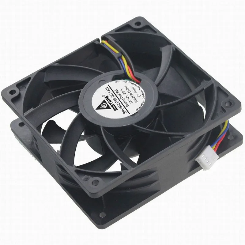 2 шт. Gdstime 4 проводной FG PWM 4Pin 120 мм * 38 шарикоподшипник PC DC Бесщеточный вентилятор