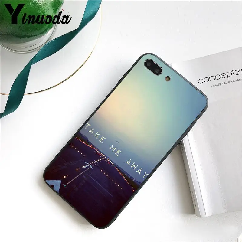 Пейзажа путешествий дышать по дороге самолетах симпатичный чехол для телефона