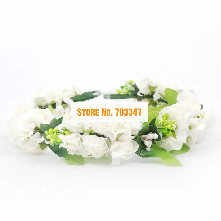 1 х Фея Волосы гирлянды корона цветок невесты ручной работы для девочек Для