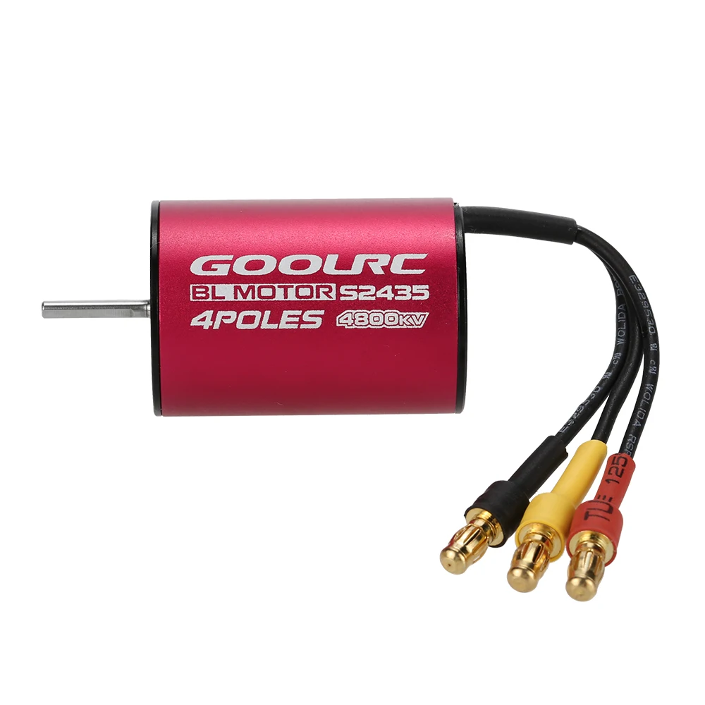 Оригинальный Бессенсорный бесщеточный двигатель GoolRC S2435 1/16 кВ и комбинированный