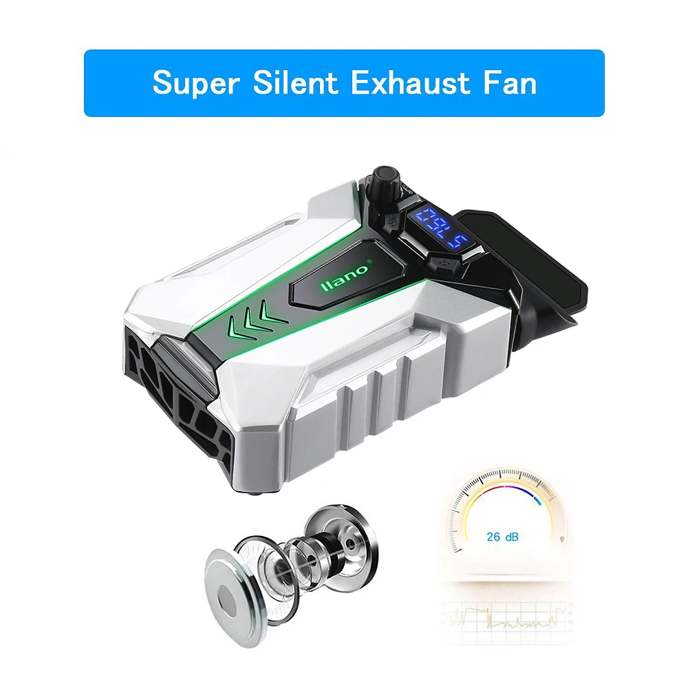 Llano портативный радиатор для ноутбука вентилятор Охлаждающий usb с воздушным