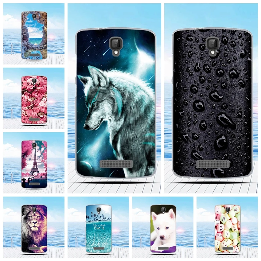 Чехол для ZTE Blade L5 Plus задняя крышка с мультяшным рисунком мягкий силиконовый чехол