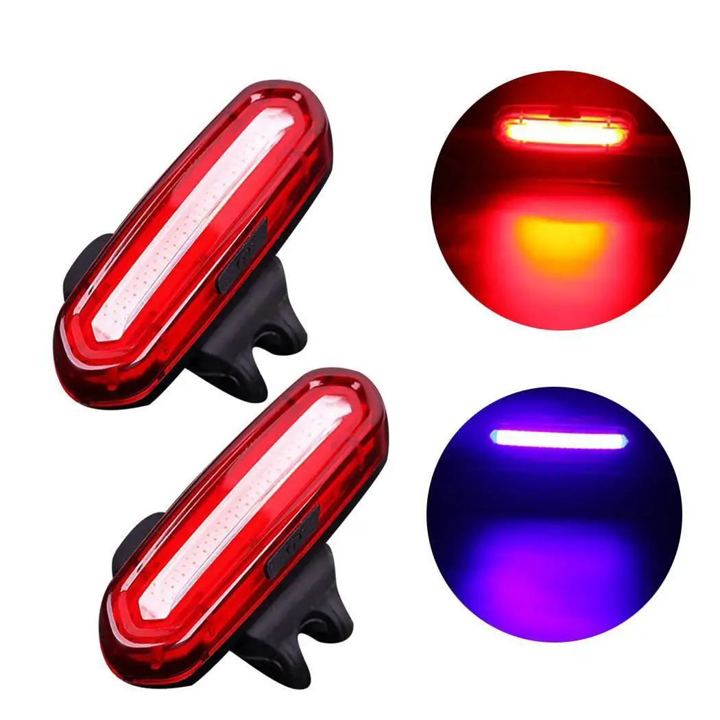 120LM перезаряжаемый светодиодный USB задний фонарь для горного велосипеда