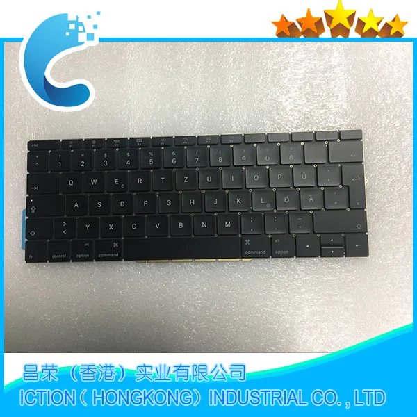 Оригинальный Новый A1708 Немецкий DE QWERTZ для Macbook Pro 13 3 &quotRetina клавиатура конец 2016 Mid