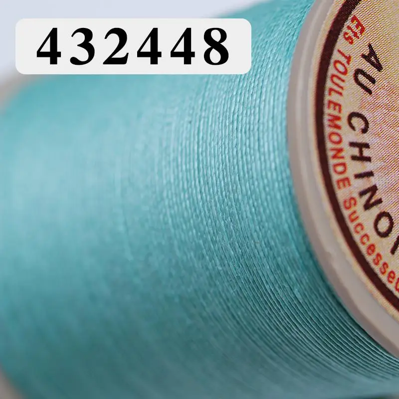 432 10 метров упаковочная линия 0,63 мм Толстая французская AuChinois ручная линия кожаная прошитая вручную круглая Вощеная линия 30 цветов нить - Цвет: light blue