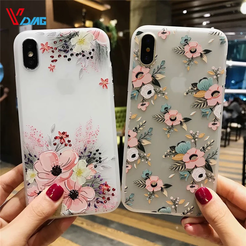 Новый iphone 6/6s/7/8/8 плюс/X мультфильм Единорог для XR mobile shell тиснением цветок кактуса