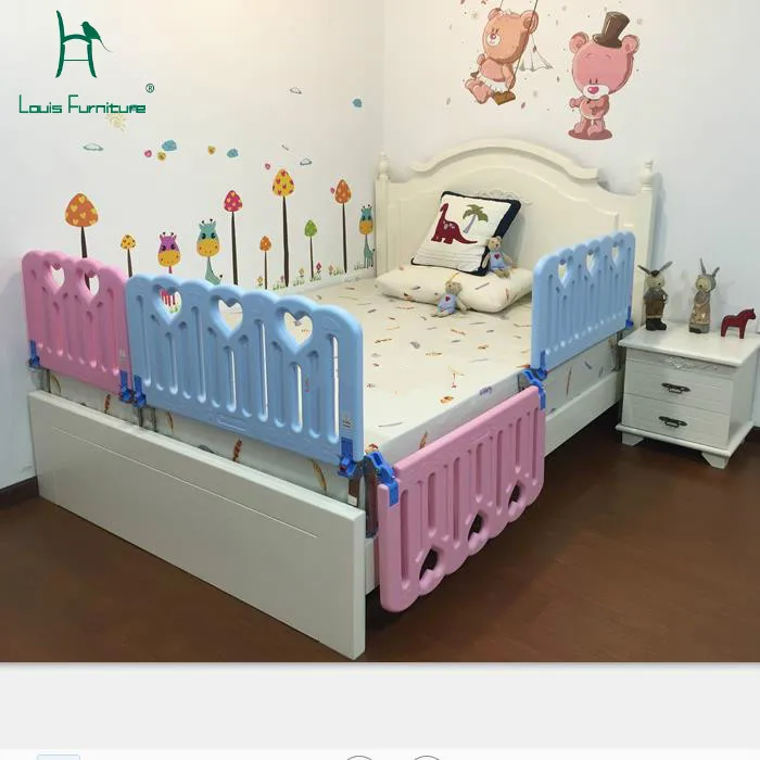 

Louis Fashion Children Furniture Sets Bed Guardrail Baby to Prevent Falling Fence Protection Block