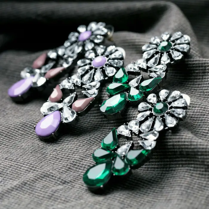 Уникальные Разноцветные серьги из смолы в виде капли воды для женщин подарки