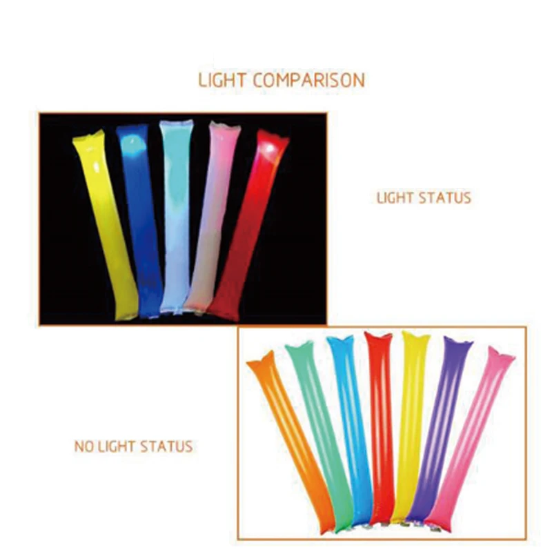 Светящаяся палка игрушка цветная вспышка светящаяся светодиодная палочка для