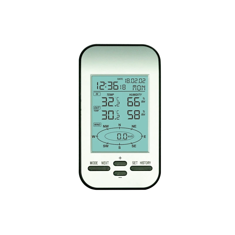 professional wireless weather station anemometer out wind speed direction sensor digital wind chill temperature humidity meter free global shipping