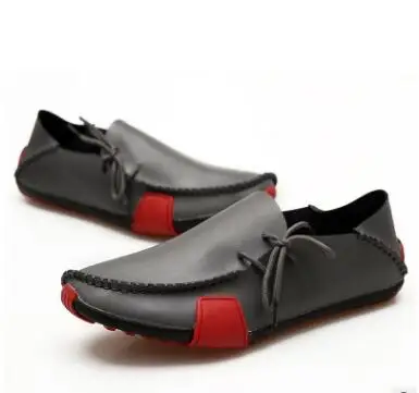 Прямая поставка с фабрики мужская кожаная обувь больших размеров Мужская для