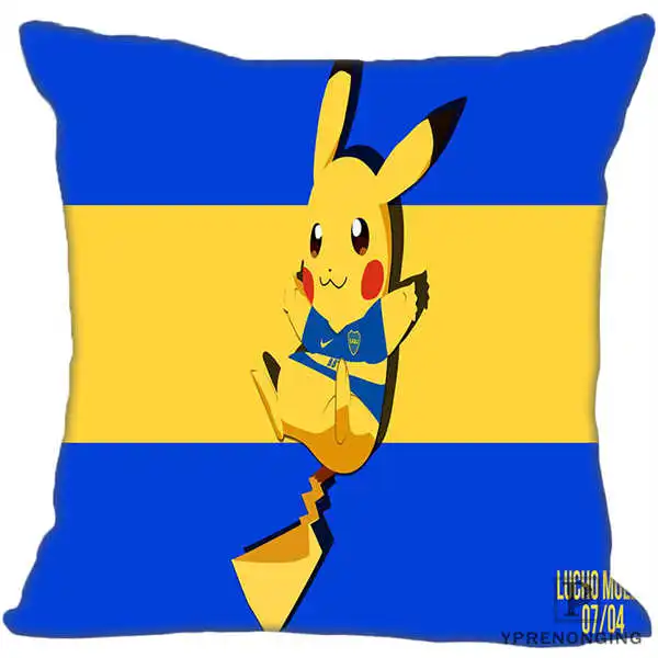 Square Pillowcases Заказная декоративная наволочка Pokemon Pikachu квадратная Наволочка на молнии(с одной стороны) 180522-16 - Цвет: Square Pillowcases