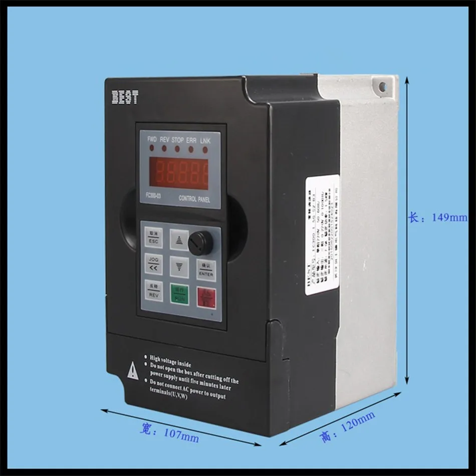 

Инвертор FC300 для гравировального станка, 1,5 кВт, 380 В, напряжение, новая древесина с ЧПУ