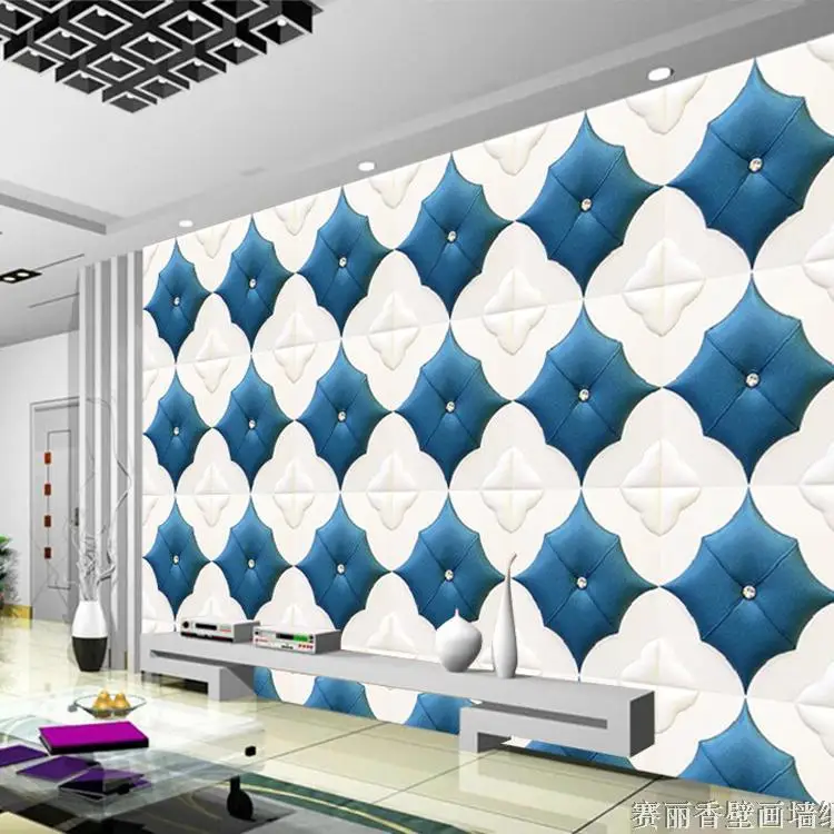 3d фрески на заказ мягкая сумка фотообои для гостиной настенные наклейки с