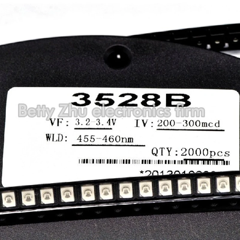 

1000шт/лот 1210 3528 SMD ярко голубой светодиод